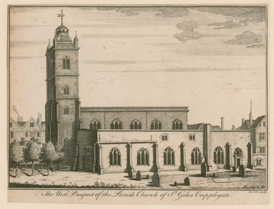 St Giles, Cripplegate, Londres de English School