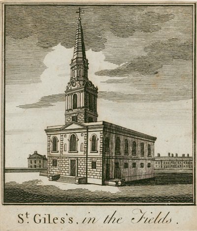St Giles nos campos, Londres de English School