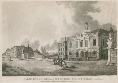 Capela St Jamess, Tottenham Court Road, Londres de English School