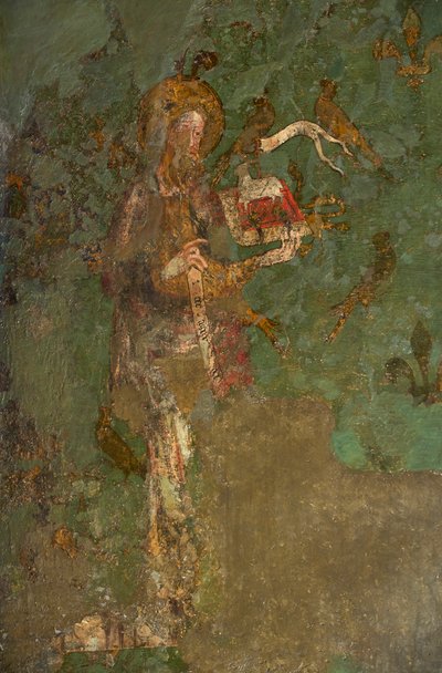São João Baptista, detalhe do mural da Byward Tower de English School