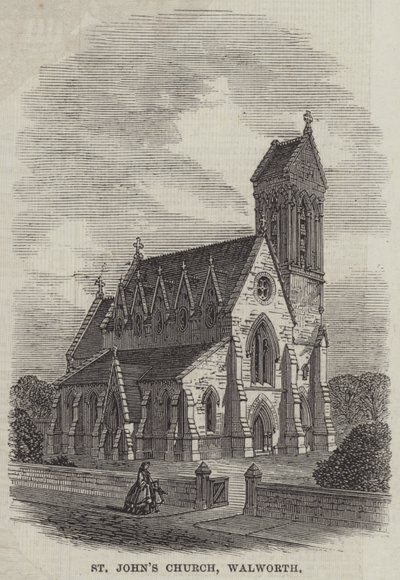 Igreja de São João, Walworth (gravura) de English School