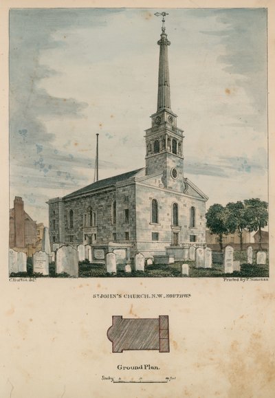 Igreja de St Johns em Southwark de English School