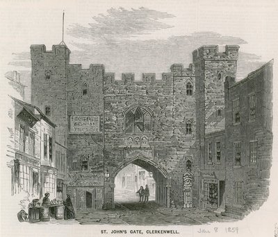 Portão de St Johns, Clerkenwell de English School
