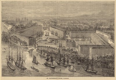 St Katherines Docks, Londres de English School