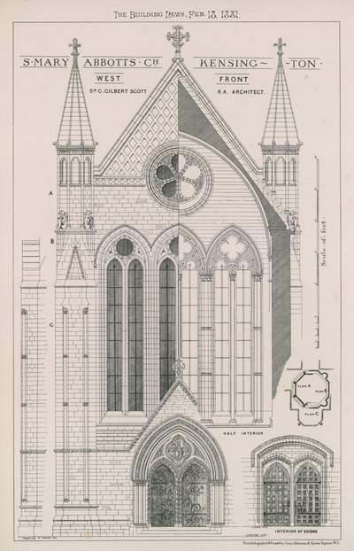Igreja de St Mary Abbotts, Kensington de English School