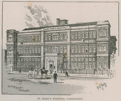 St Marys Hospital, em Paddington, Londres de English School