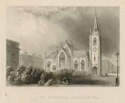 St, michaels, igreja, chester, quadrado de English School