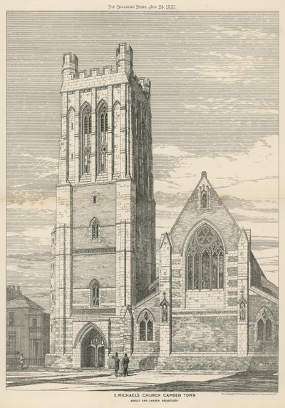 St Michaels Church em Camden Town de English School