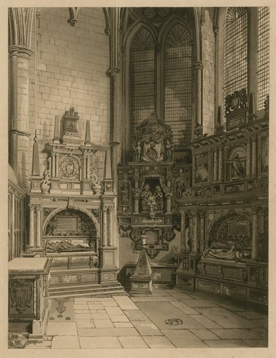 Capela nicholas, abadia westminster, londres de English School