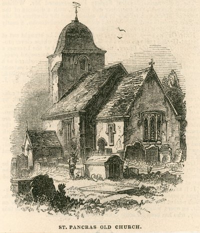 Igreja Velha de St Pancras, Londres de English School