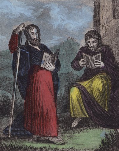 São Paulo, Timóteo (gravura colorida) de English School