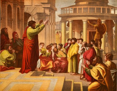 São Paulo pregando em Atenas de English School