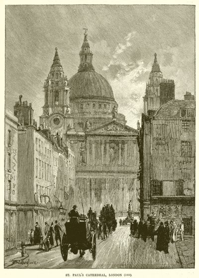 Catedral de São Paulo, Londres (1890) de English School