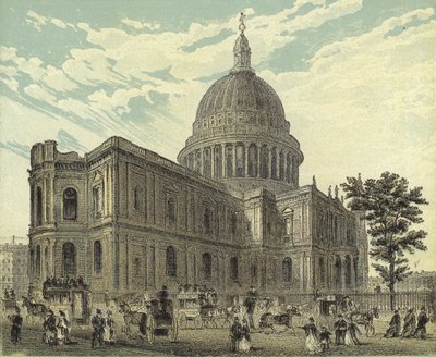 Catedral de St Pauls, vista do nordeste de English School