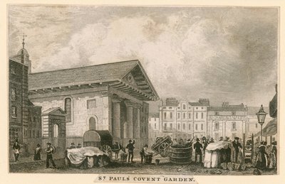 St Pauls, Covent Garden, Londres de English School
