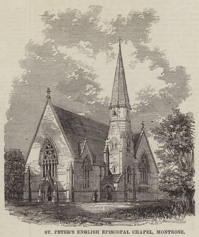 Capela Episcopal de São Pedro, Montrose (gravura) de English School