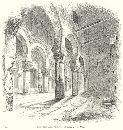Sta. Maria la Blanca (gravura) de English School