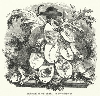 Standards of the Tribes, De Loutherbourg (gravura) de English School