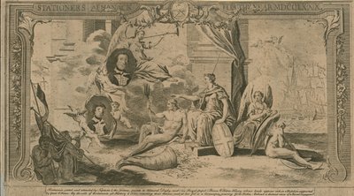 Almanack de papelaria para o ano de 1780 de English School