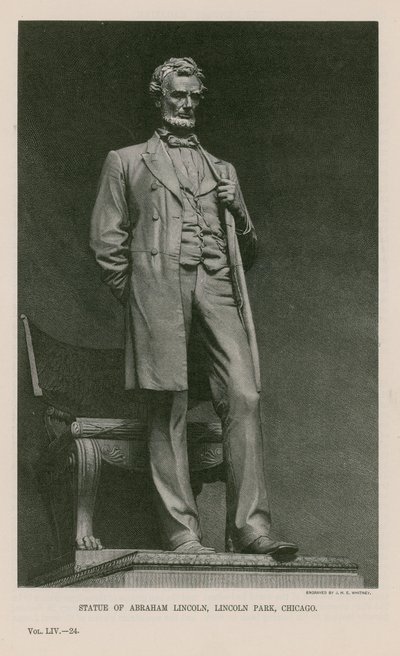 Estátua de abraham lincoln de English School