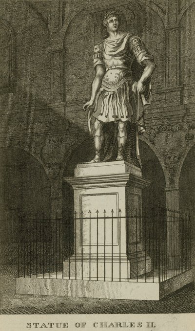 Estátua de charles ii de English School
