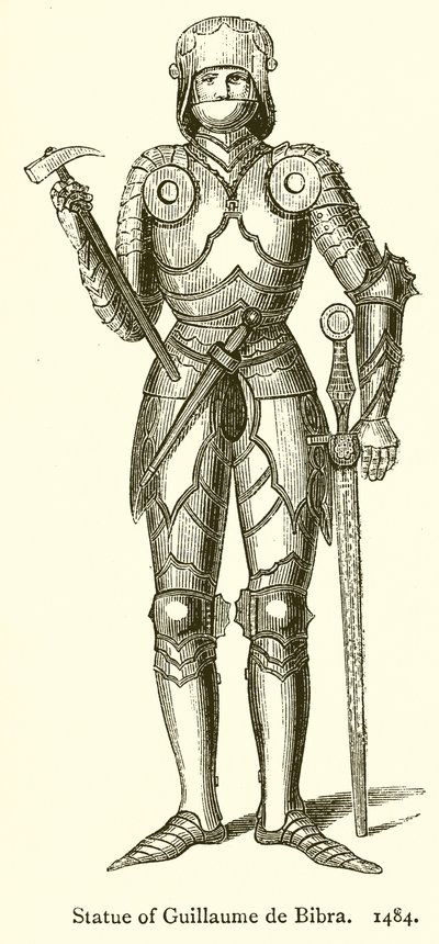 Estátua de Guillaume de Bibra. 1484 de English School