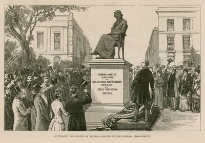 Estátua de thomas carlyle de English School