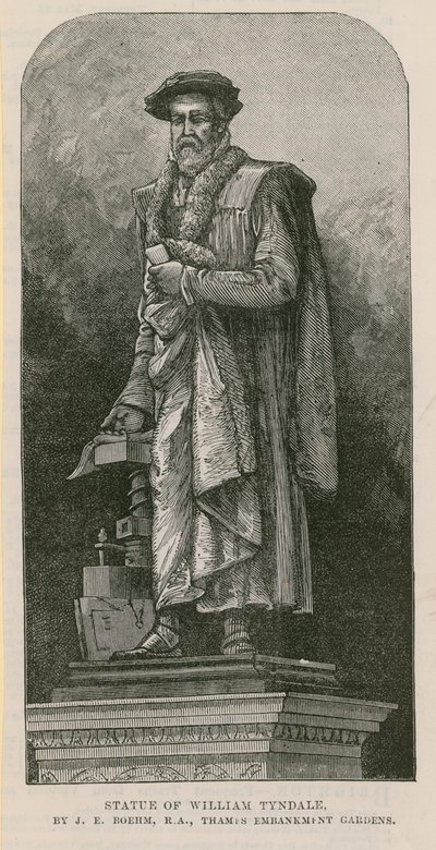 Estátua de William Tyndale de English School
