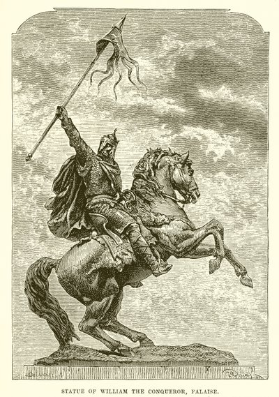 Estátua de Guilherme, o Conquistador, Falaise de English School