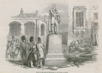 Estátua do Duque de Wellington na Torre de Londres de English School