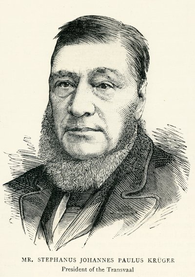 Stephanus Johannes Paulus Kruger (1825-1904) Ilustração para O Gráfico de English School