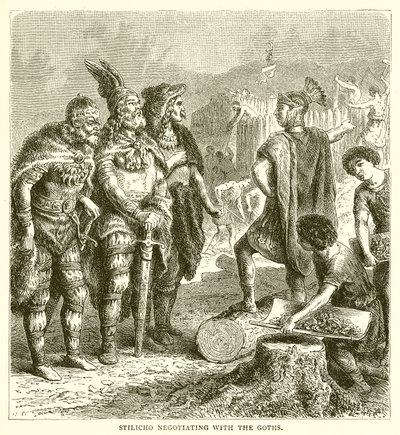 Stilicho negociando com os godos de English School