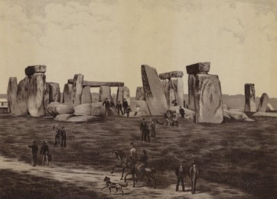 Stonehenge (litho) de English School