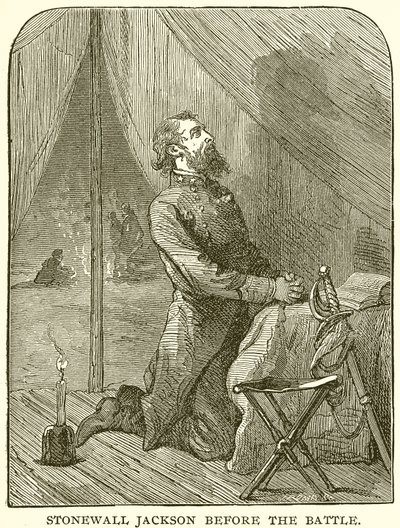 Stonewall Jackson antes da batalha de English School