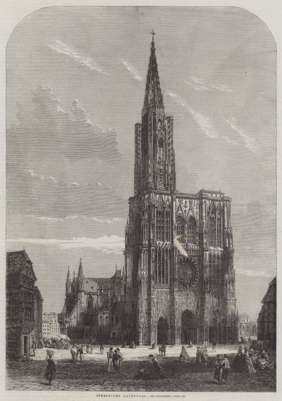 Catedral de Estrasburgo (gravura) de English School