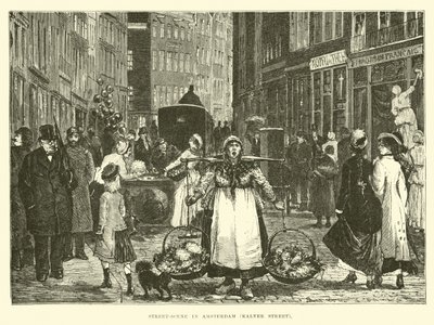 Cena de rua em Amsterdã, rua Kalver de English School