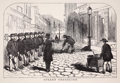 Agentes da sorte da rua, ilustração do trabalho de Londres e pobre de Londres por Henry Mayhew, bar. 1862 de English School
