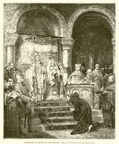 Submissão de Henrique IV em Canossa de English School
