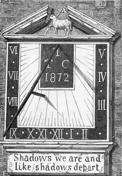 Sun-dial em Middle Temple de English School