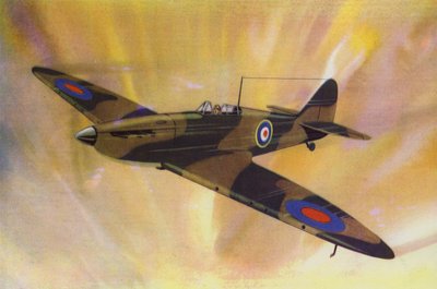 Supermarine "Spitfire" (lito colorido) de English School