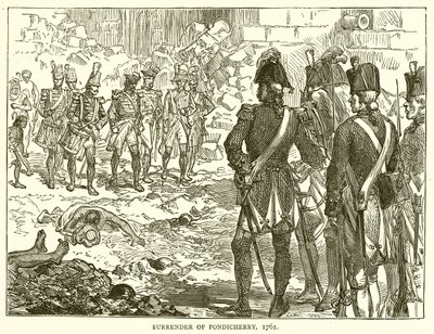 Rendição de Pondicherry, 1761 de English School