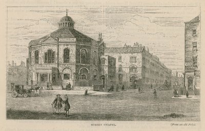 Surrey Chapel, Blackfriars Road, Southwark (Capela de Rowland Hills) de English School