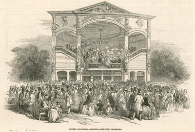 Jardins zoológicos de Surrey, Kennington, Londres: a nova orquestra de English School