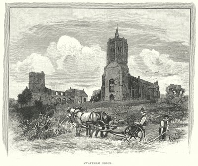Swaffham Prior (gravura) de English School