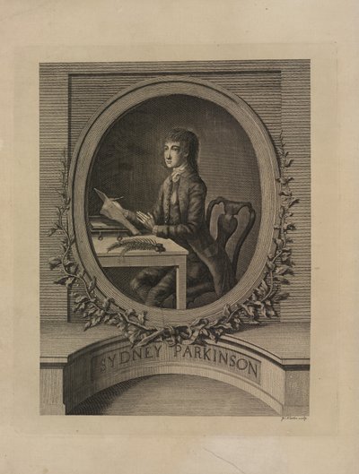 Sydney Parkinson, frontispício de 