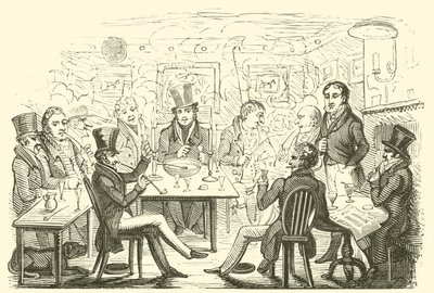 Taberna (xilogravura) de English School