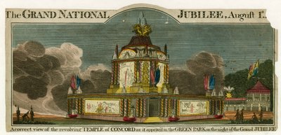 Templo da Concórdia para celebrar a paz de 1814 de English School