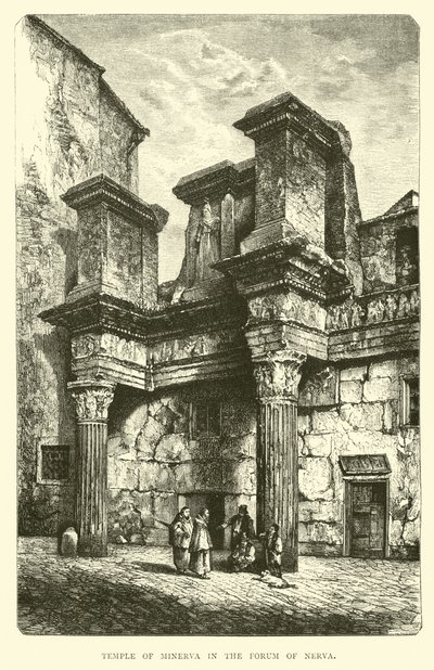Templo de Minerva no Fórum de Nerva de English School