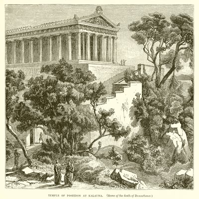 Templo de Poseidon e Kalauna de English School
