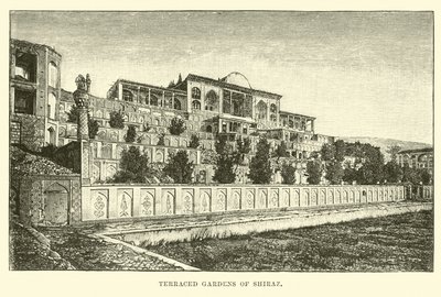 Jardins Terraced de Shiraz de English School